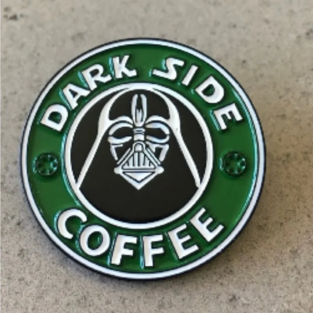 Brand New Star Wars Dark Side Coffee Enamel Pin